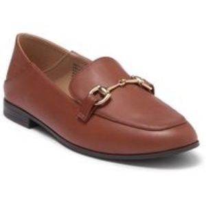 BABGeneration Brown Loafer Shoes Gold Buckle 6.5